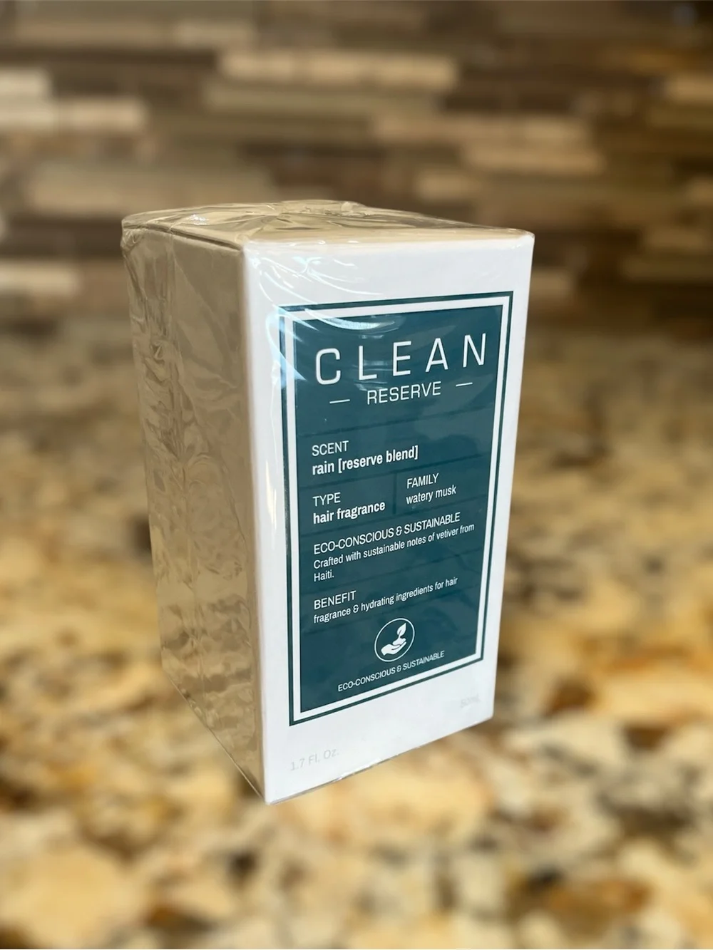 Clean Reserve Hair Fragrance, Rain Scent, 1.7 oz 50 ml